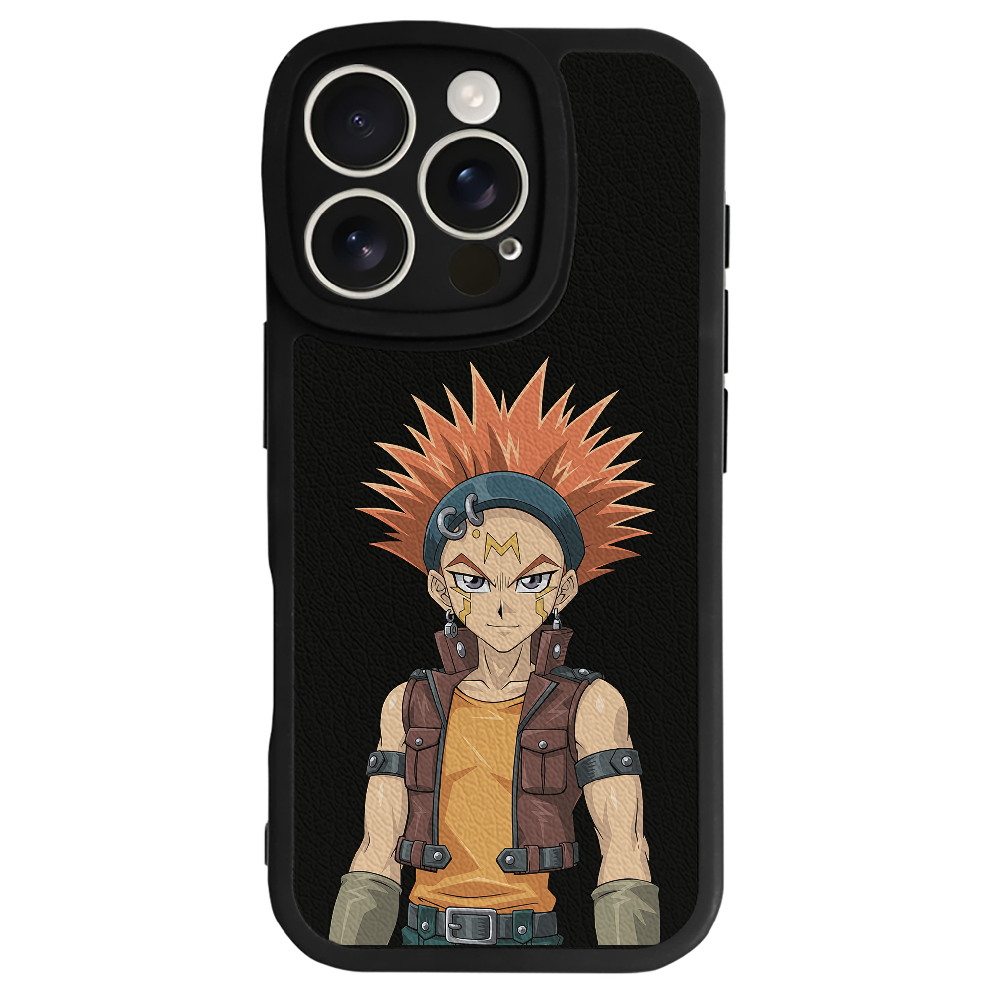 遊☆戯☆王 Yu-Gi-Oh! 【iPhone 16シリーズ対応】シリコンスマホケース（レザー調） 材質：シリコン